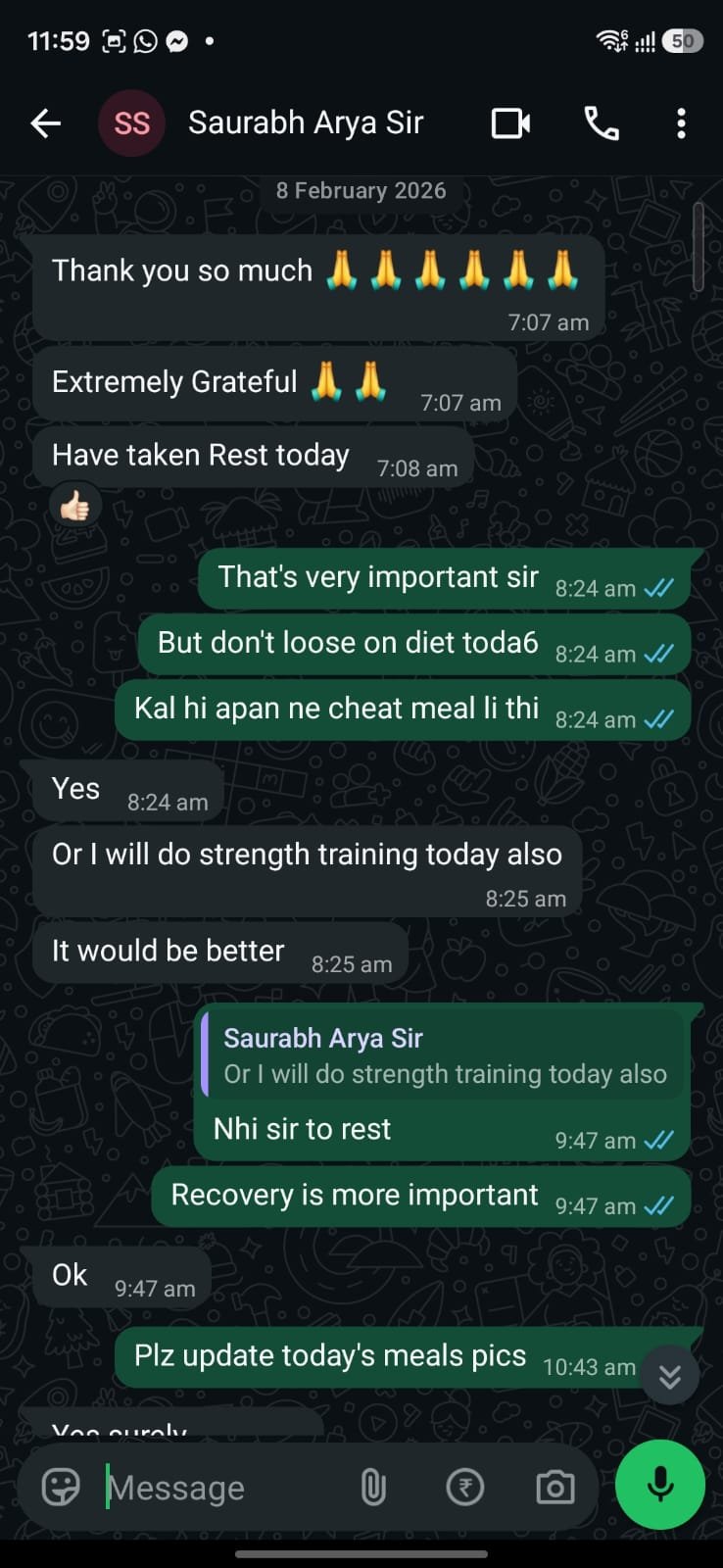 WhatsApp Consultation