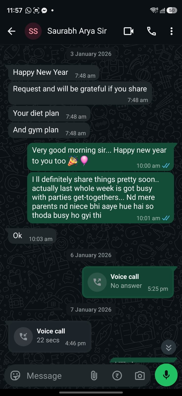 WhatsApp Consultation