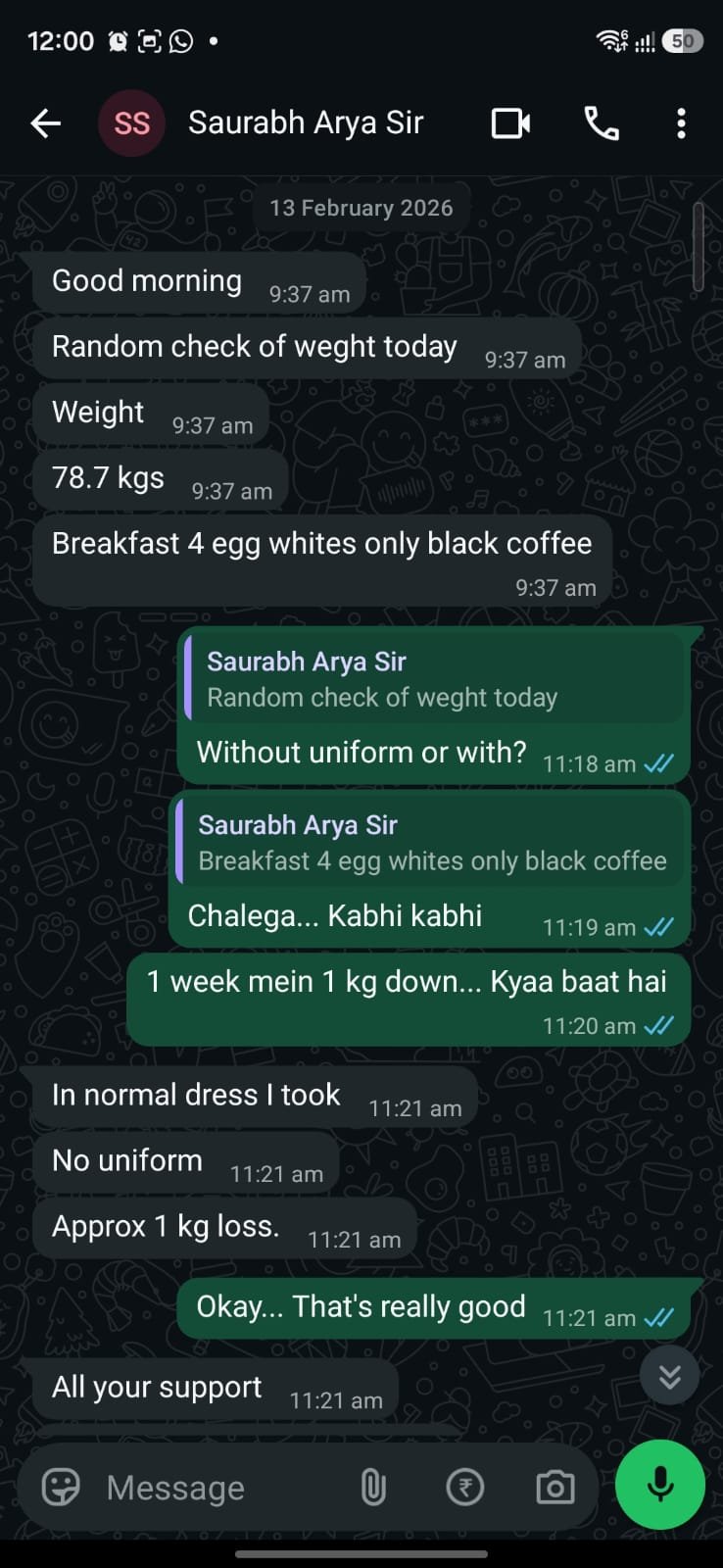 WhatsApp Consultation