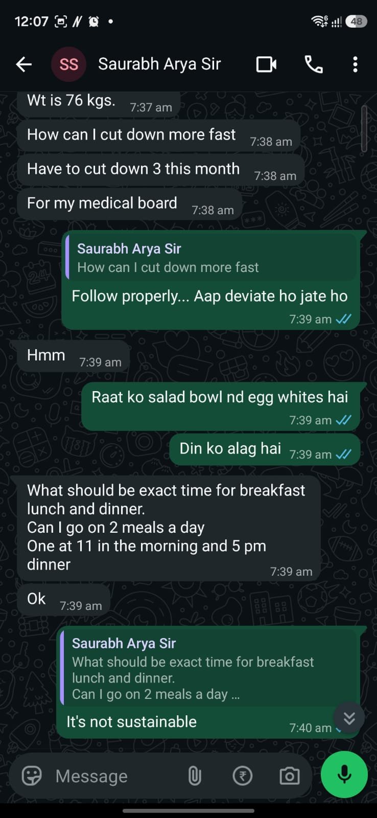 WhatsApp Consultation