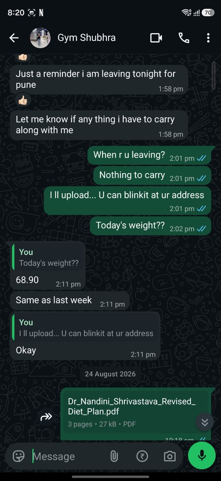 WhatsApp Consultation